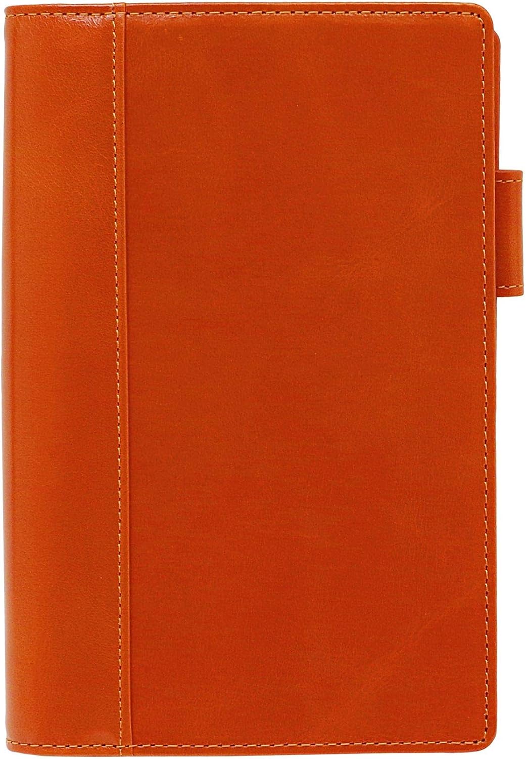 Franklin Planner 64610 Lastlas Leather Binder, Pocket Size, 0.6 inches (15 mm), Orange Brown