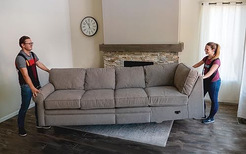 Miniatura 4 de Las correas de elevación y movimiento de la plataforma de hombro mueven objetos pesados fácilmente (correas de repuesto o accesorios). Viene en 8