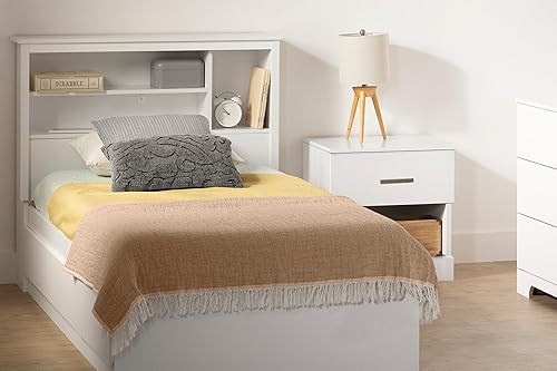 Miniatura 4 de South Shore Cama Gramercy Pure White, contemporánea Blanco puro,Negro puro,https://www.amazon.com/dp/undefined
