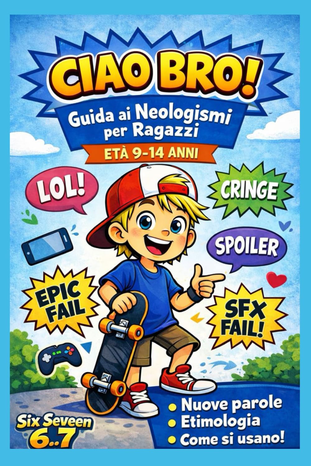 CIAO BRO: IL LIBRO DELLE PAROLE NUOVE - Mini-libro di neologismi e slang per ragazze e ragazzi 9-14 anni