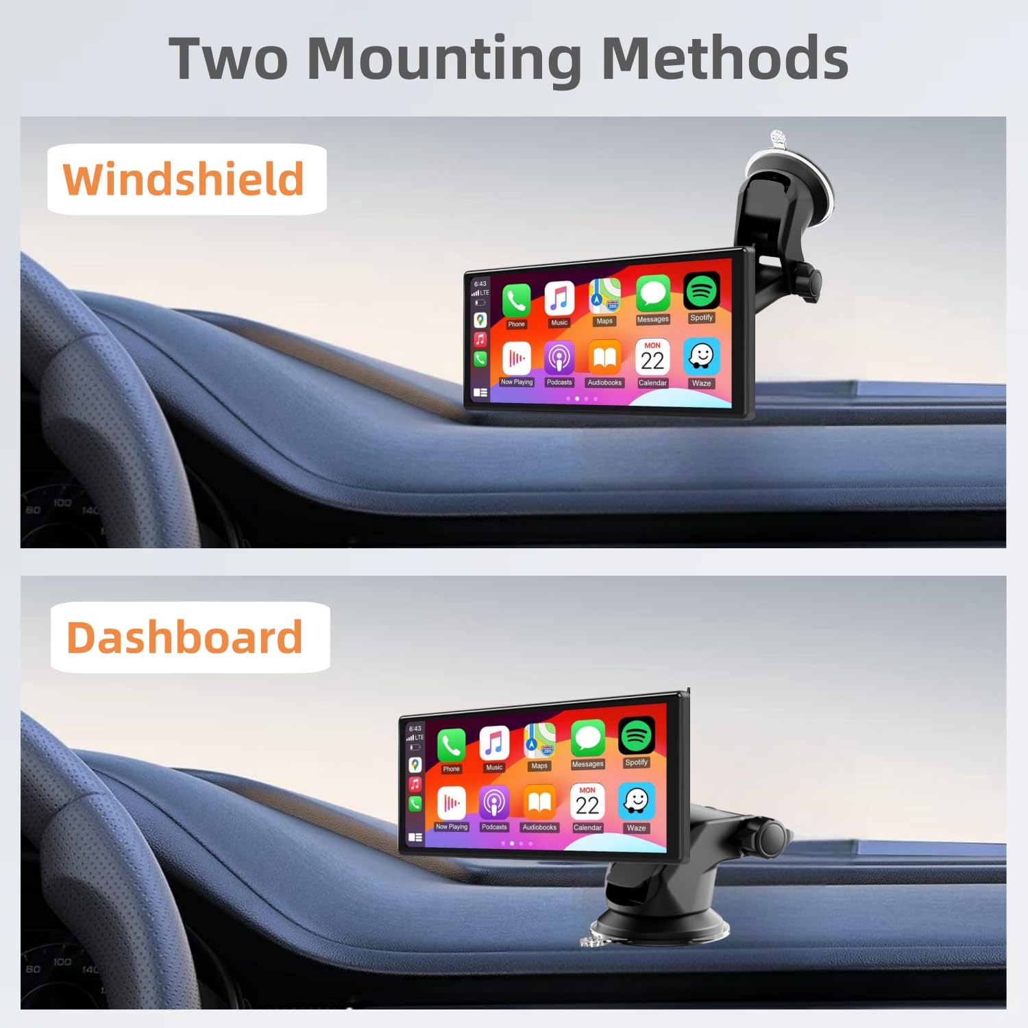 Universale Auto Montaggio Cruscotto Porta Cellulare Supporto - Foto 2