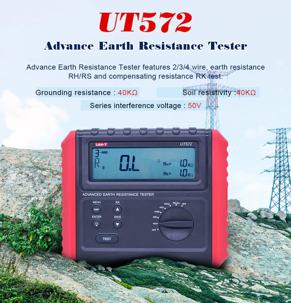 UT572 Advanced Earth Resistance Tester