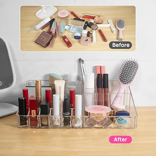 Miniatura 2 de LAVISH LADIES - Organizador de maquillaje y almacenamiento para cajones y baño, cosméticos de belleza, paleta de sombras de ojos, organizador de