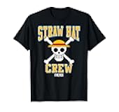 One Piece Anime Straw Hat Crew Athletic Type Jolly Rogers T-Shirt