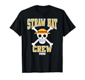 One Piece Anime Straw Hat Crew Athletic Type Jolly Rogers T-Shirt