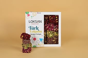 Special Mixed Variety Pistachio Cut Turkish Delight 300 gr PEANUT DREAM
