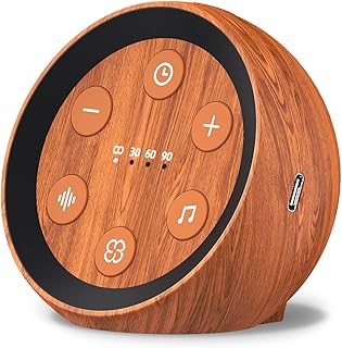 Portable White Noise Machine Sound Machine Fan Sounds Sleep Machine with 32 Calming Sounds 36 Volume Levels Brown Noise for Baby Kid Adult with Memory Function 4 Timer for Travel Office Privacy
