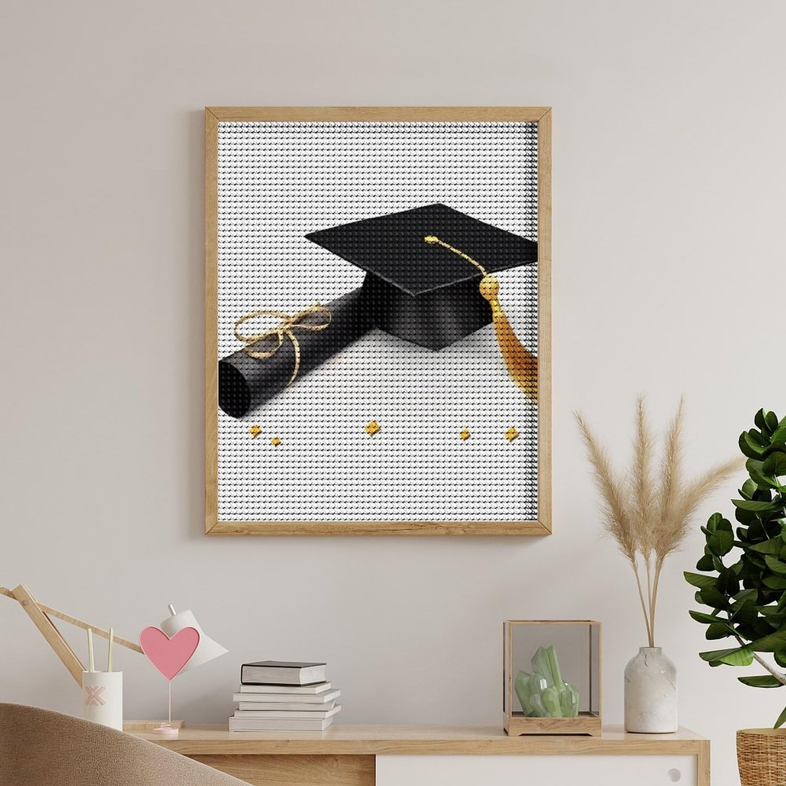 Amazon.com: QMKFWT Graduation Congratulations Diamond Art Wall