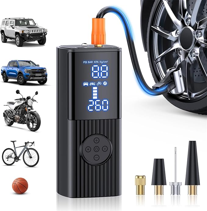 Tire Inflator Portable Air Compressor