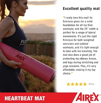 Airex Exercise Mat, Heartbeat