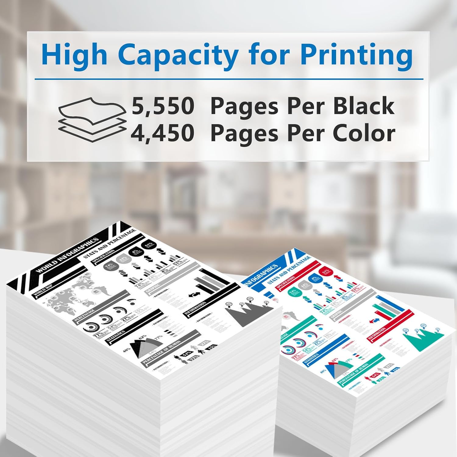 C230 C235 High Capacity Toner Cartridge with Chip, Replacement for Xerox 006R04391 006R04392 006R04393 006R04394, Compatible with Xerox C230DNI C235DN Printer, Black Cyan Magenta Yellow 4-Pack