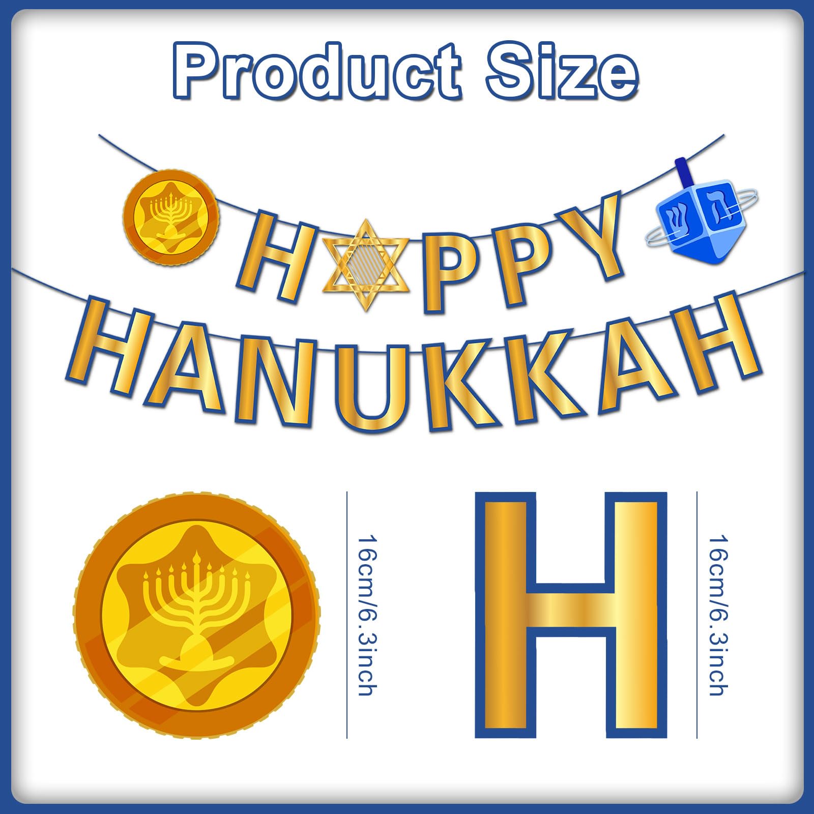 Happy Hanukkah Banner - Image 2