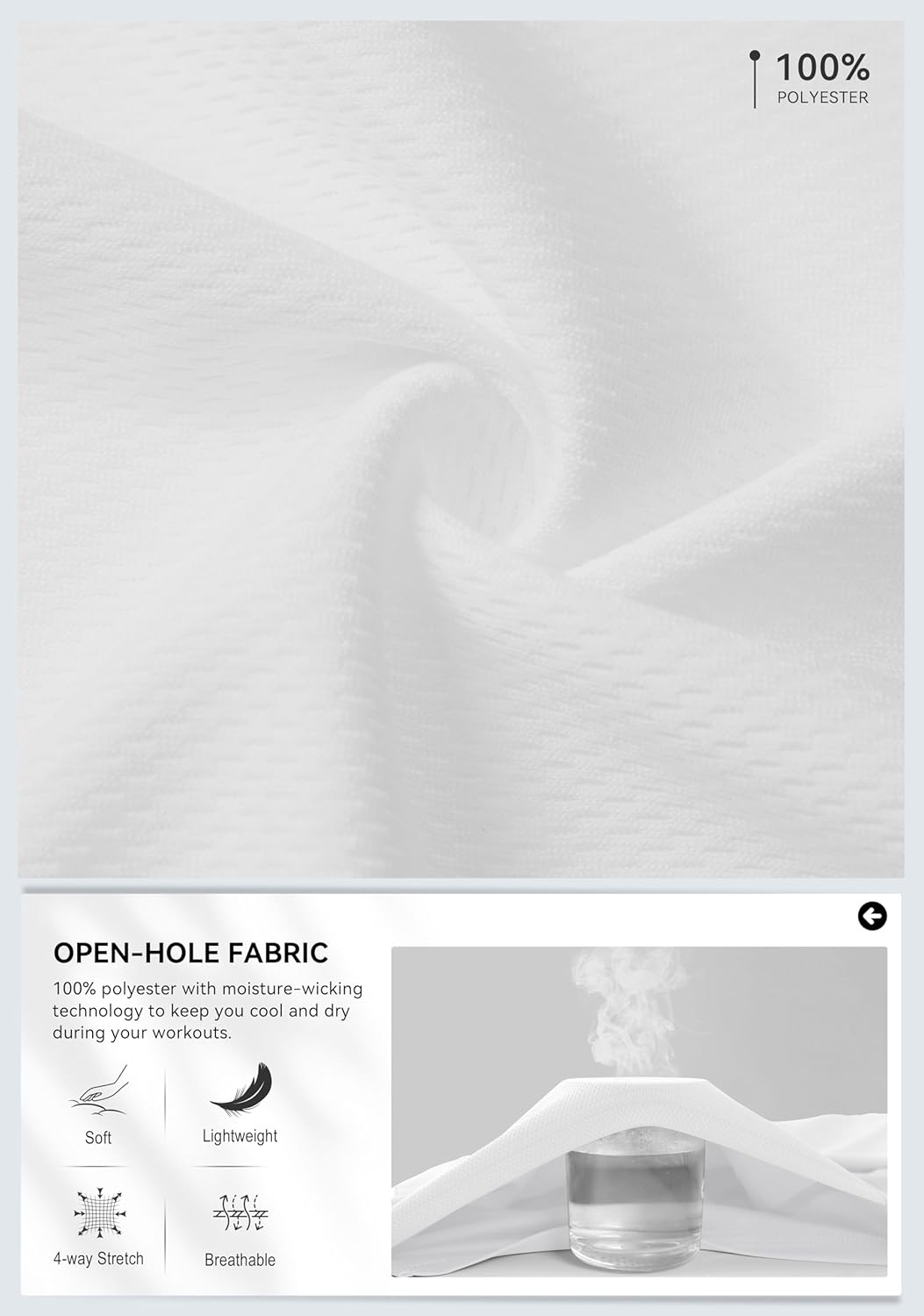 G Gradual Men's Sweatpants with Zipper Pockets Lightweight Mesh Athletic Pants for Men Open Bottom Workout Gym Running - Image 4