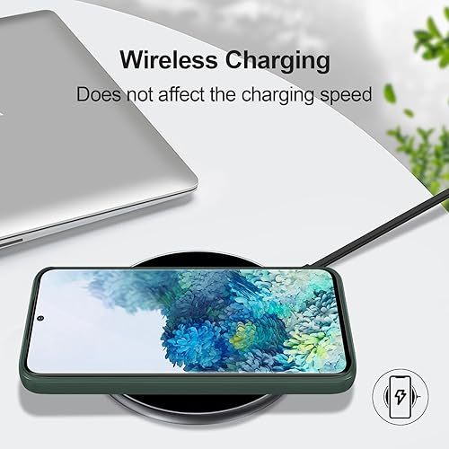 Miniatura 7 de Funda de silicona compatible con Samsung Galaxy S20, funda de cuerpo completo sedoso suave al tacto con protección de cámara, funda a prueba de