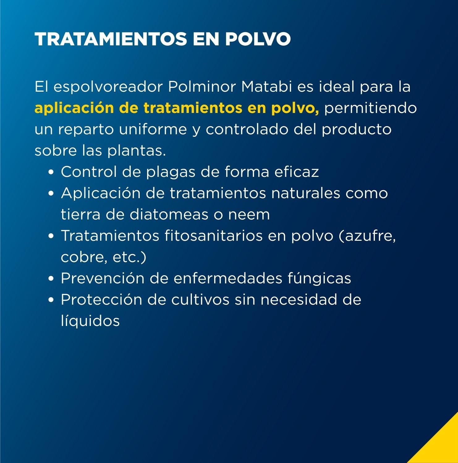 Matabi POLMINOR - Espolvoreador de 2 kgs. POL