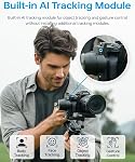 FeiyuTech SCORP 2 Kit Gimbal Stabilizer for DSLR and Mirrorless Camera, Built-in AI Tracker,3-Axis Gimbal for Sony/Canon/Nikon/Fujifilm, Max 5.51lbs, Touch Screen, Native Vertical Shooting with Bag