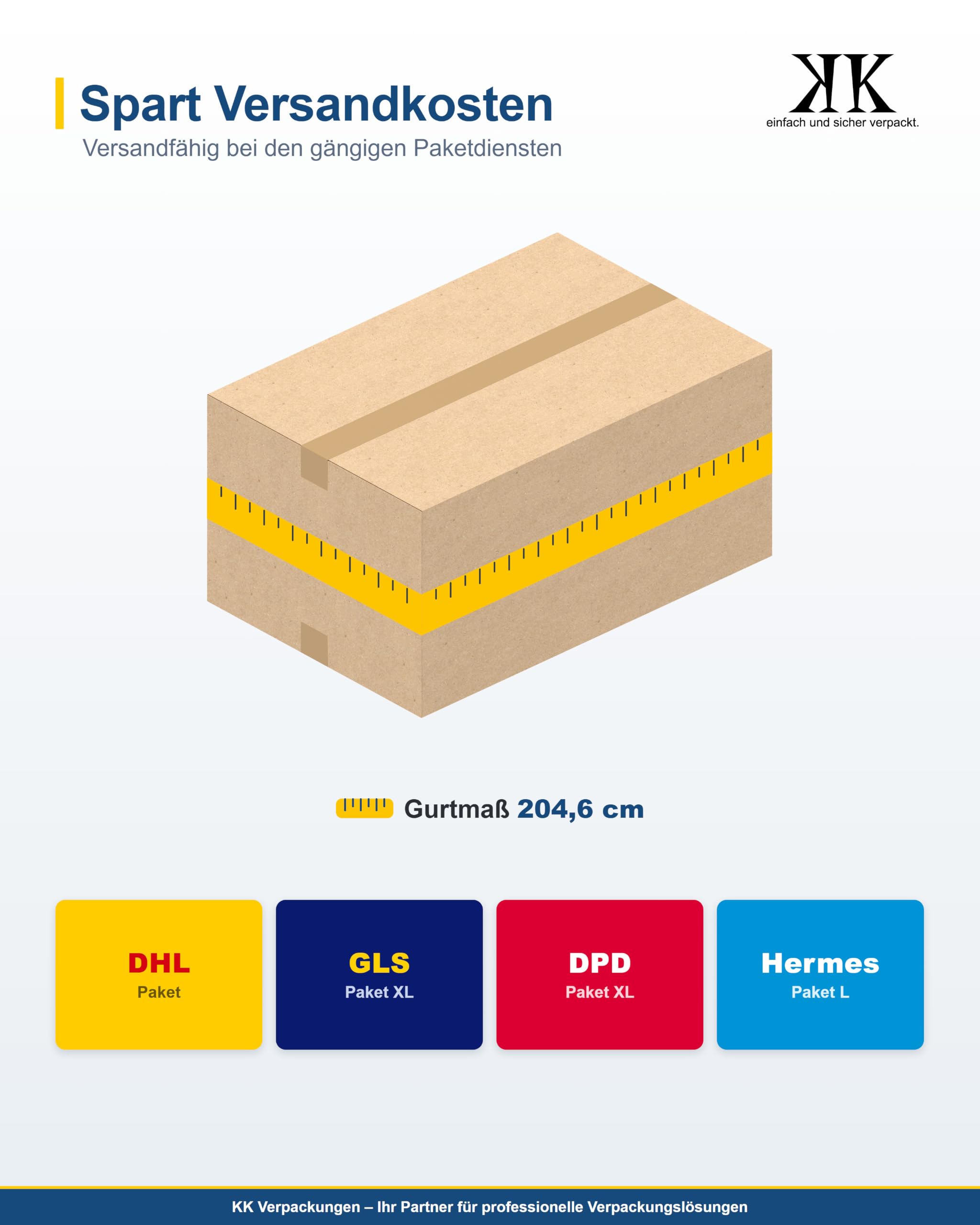 Versandkartons Kartons 600 x 400 x 300 mm 1-wellig in C-Welle, 25 Stück | Große Faltkartons für den Versand, 60x40x30 cm [Größe/Menge wählbar]