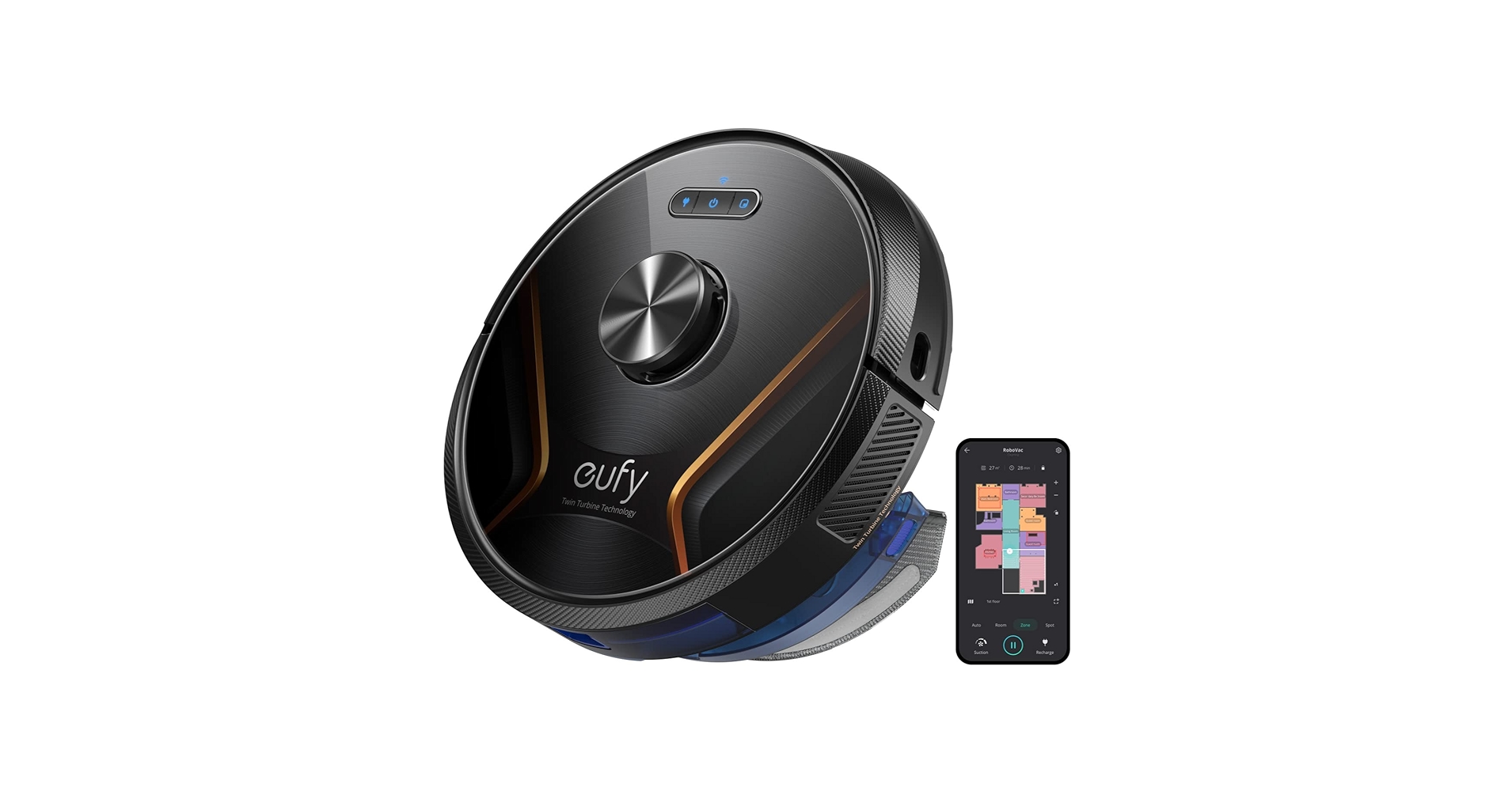 【中古品】eufy RoboVac X8 Hybrid Amazon.com: eufy Like-New RoboVac X8 Hybrid, Robot Vacuum