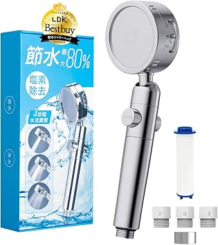浴びるだけで、潤う。家計にも肌にも優しい、究極の節水シャワーヘッド。のイメージ