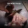 HORL 2 Walnut Roller Sander Knife Sharpener - Kitchen Knife Sharpener for Razor Sharp Blades - Knife Sharpener - Simple Knife Sharpening Set - for 15 & 20 Degree Grinding Angle