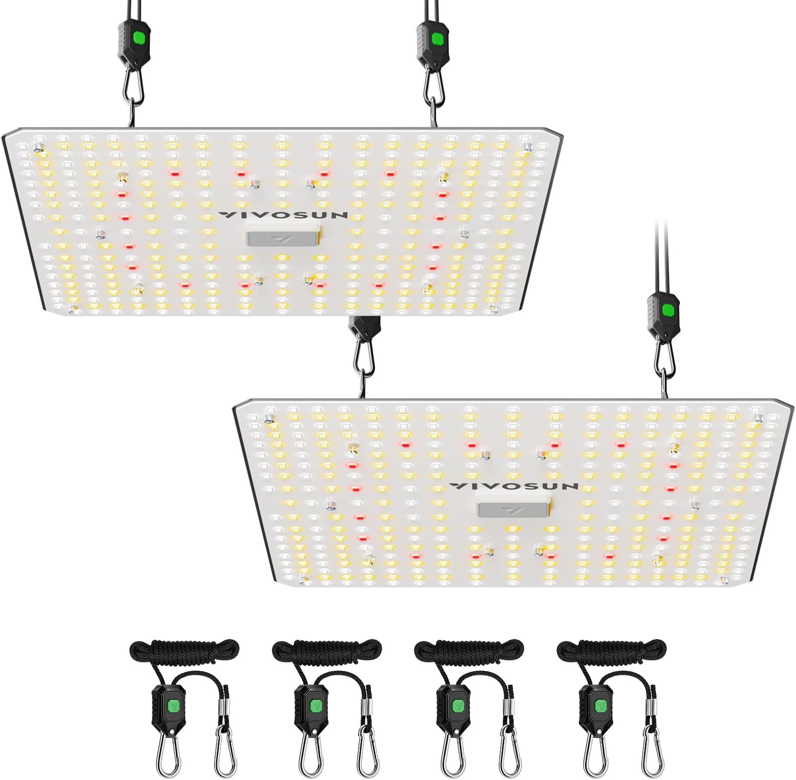 VS1000 LED Grow Light with Full Spectrum Diodes & Sosen Driver Dimmable Lights Sunlike for Indoor Plants Seedling Veg and Bloom Plant Grow Lamps for 2x2/3x3 Grow Tent