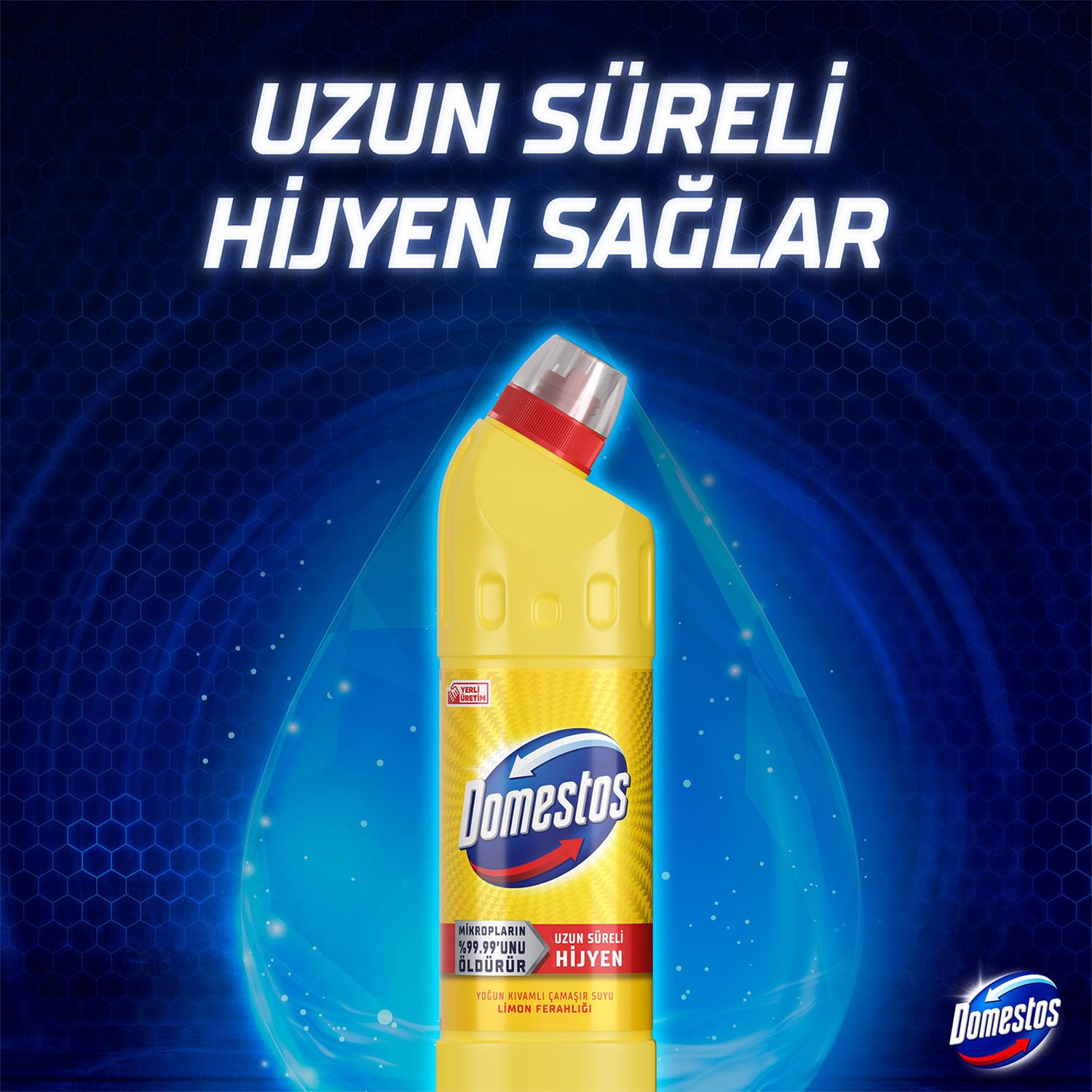 Domestos Limon Ferahlığı Mikrop Öldürücü Çamaşır Suyu 750 mL