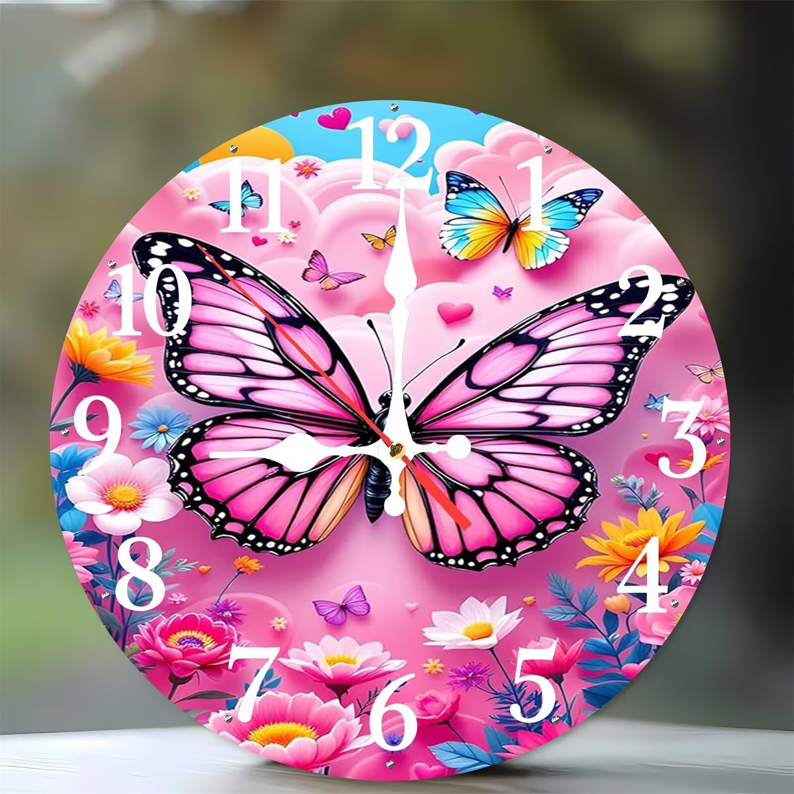 Horloge murale décorative pour supprimer le tic-tac dans le salon