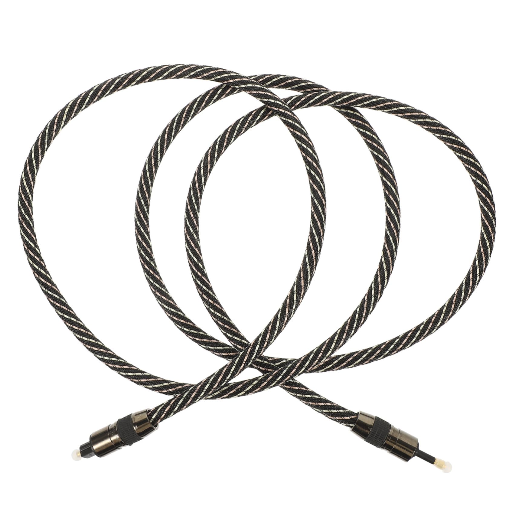 Housoutil Cavo Audio Ottico A Filo Tondo Da 3 Pezzi Lunghezza 1 5 M Compatibile Con Sound Bar Tv Console Per Videogiochi Facile Da Riporre.