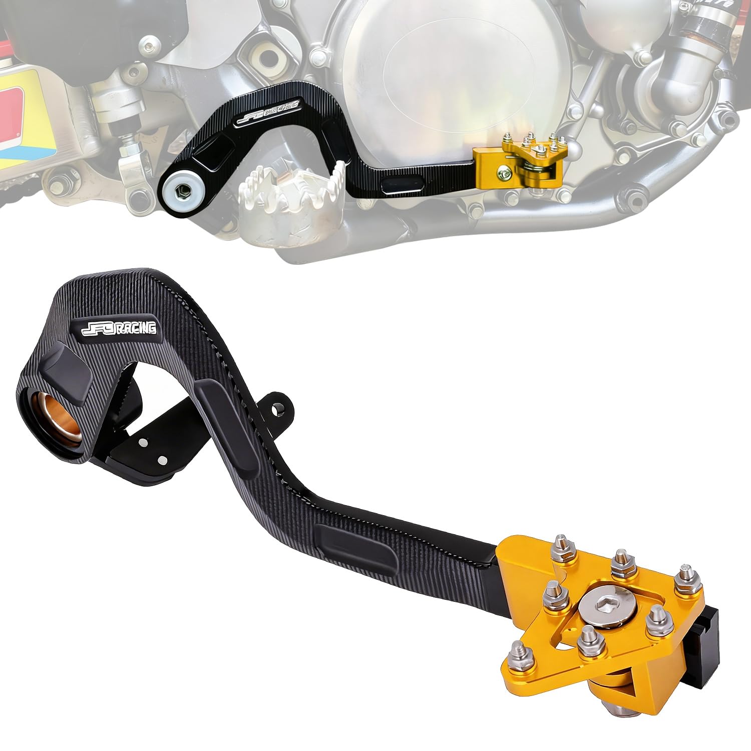 Amazon.com: JFG RACING Dirt Bike Rear Brake Foot Pedal,CNC