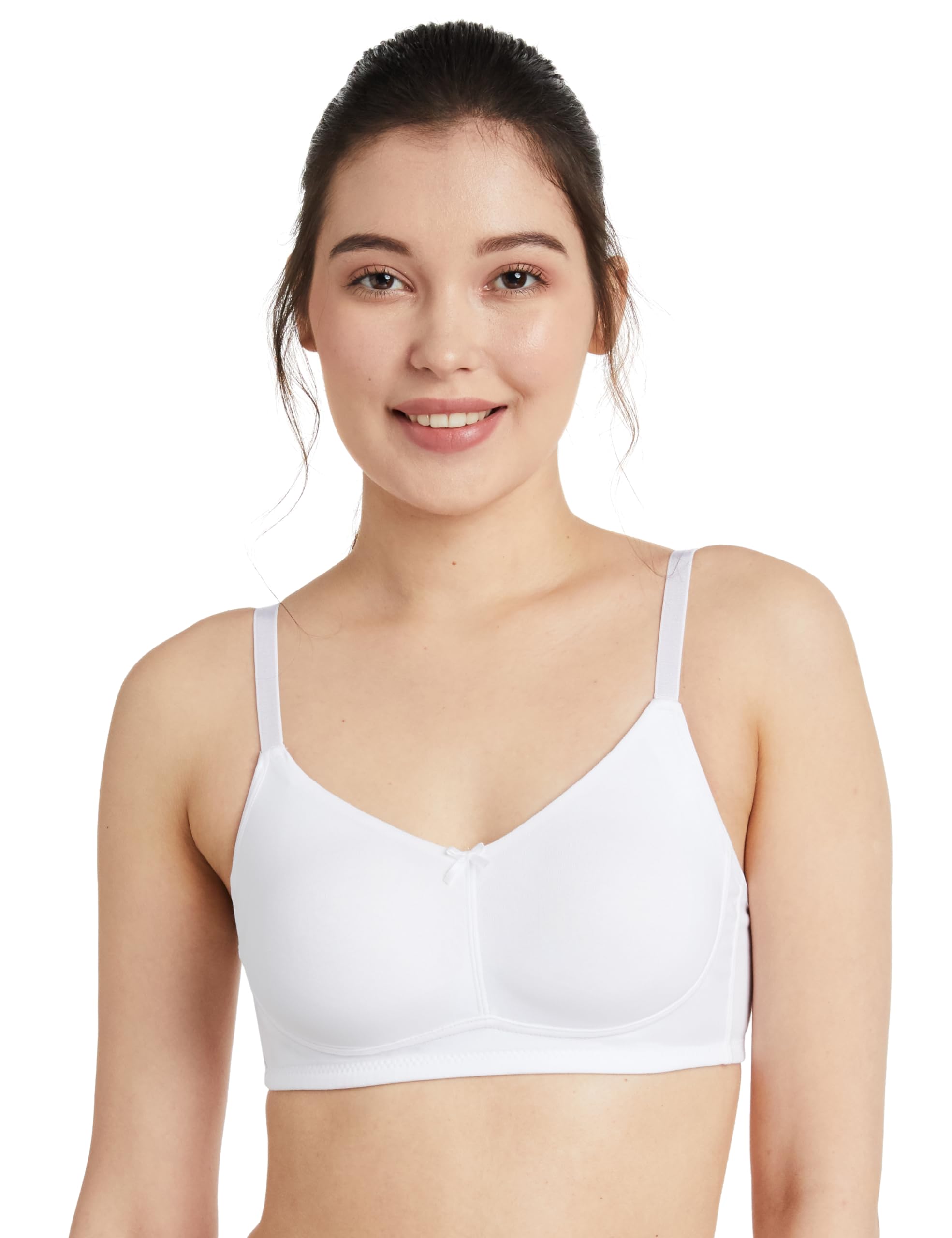Amazon Brand - SymbolEveryday Lift Up Bra for Women| Full Coverage | Non Padded | Non Wired | Cotton Strech