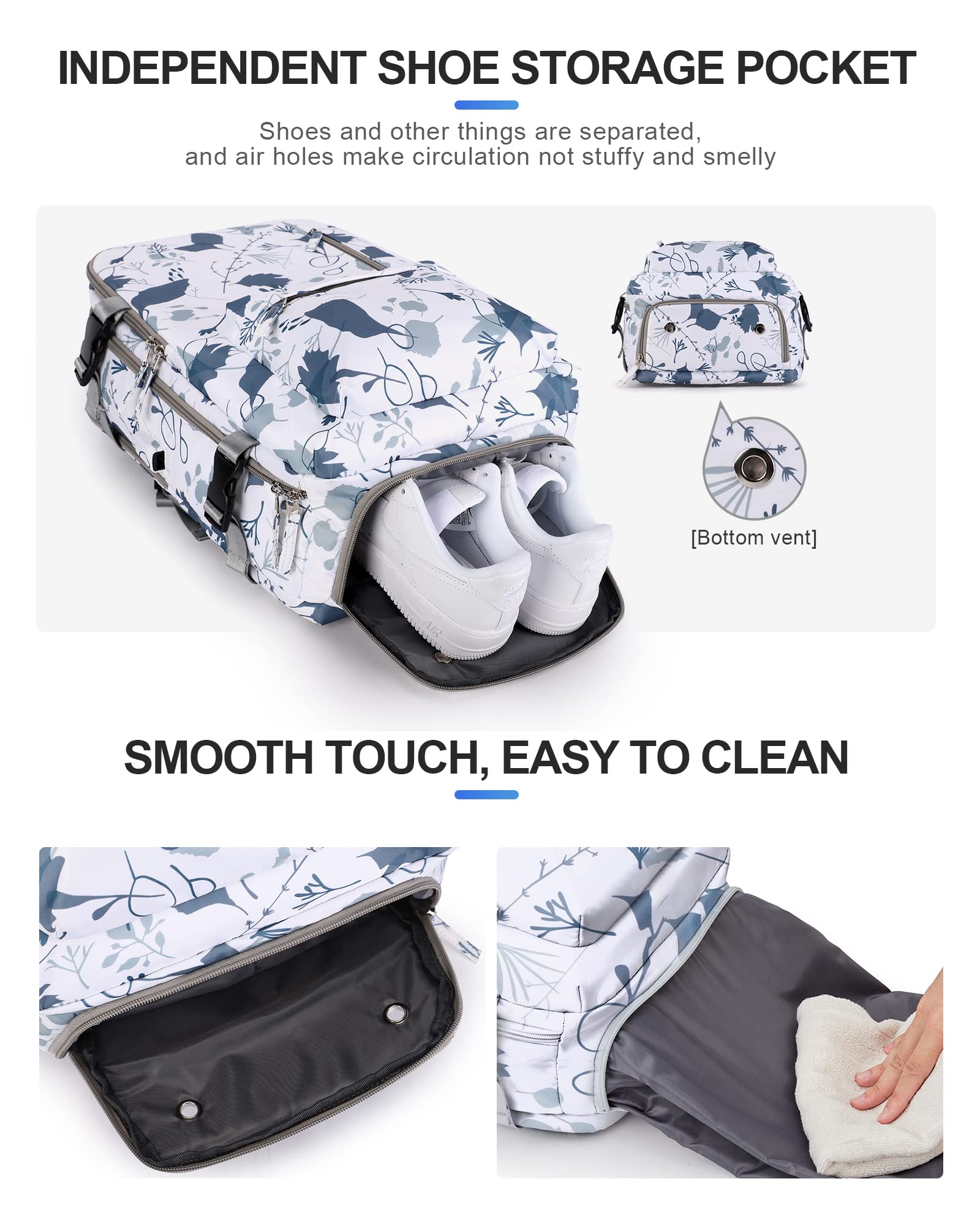 Zaino da Viaggio per Easyjet 45x36x20 Bagaglio a Mano Zaino Borse da Cabina per Ryanair Il Sedile Zaino Aereo Bagaglio a Mano Borsa Cabina Viaggio Zaino Travel Viaggio Casual Daypack
