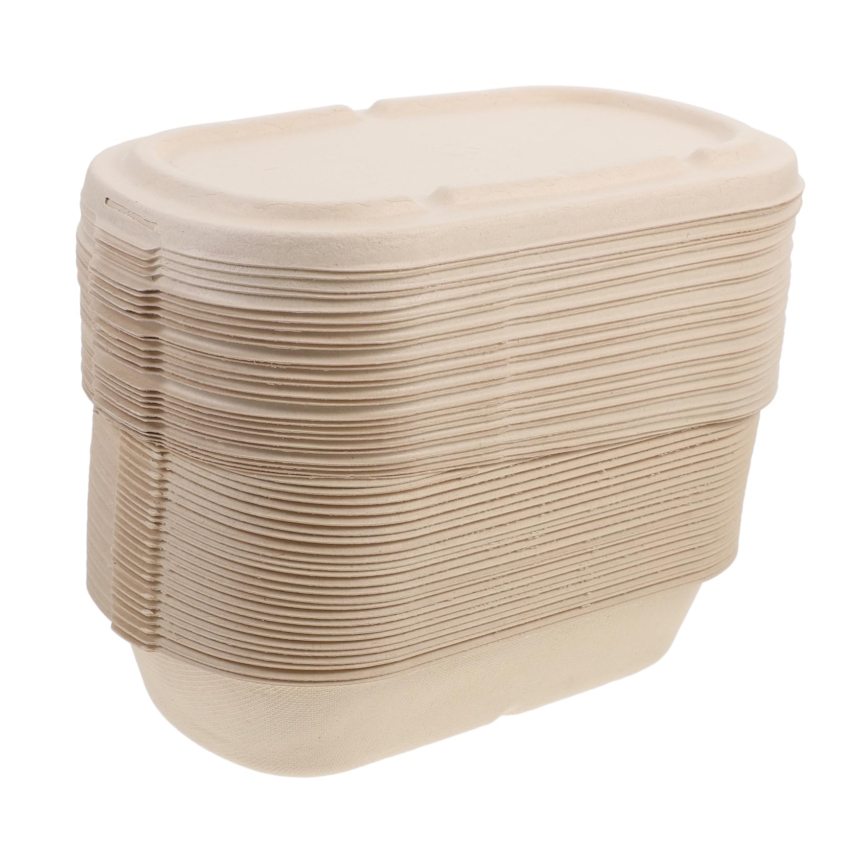 MAGICLULU 25 Set Contenitori da Asporto Carta Pulp Prep Scatole Monoporzioni per Insalate e Sushi