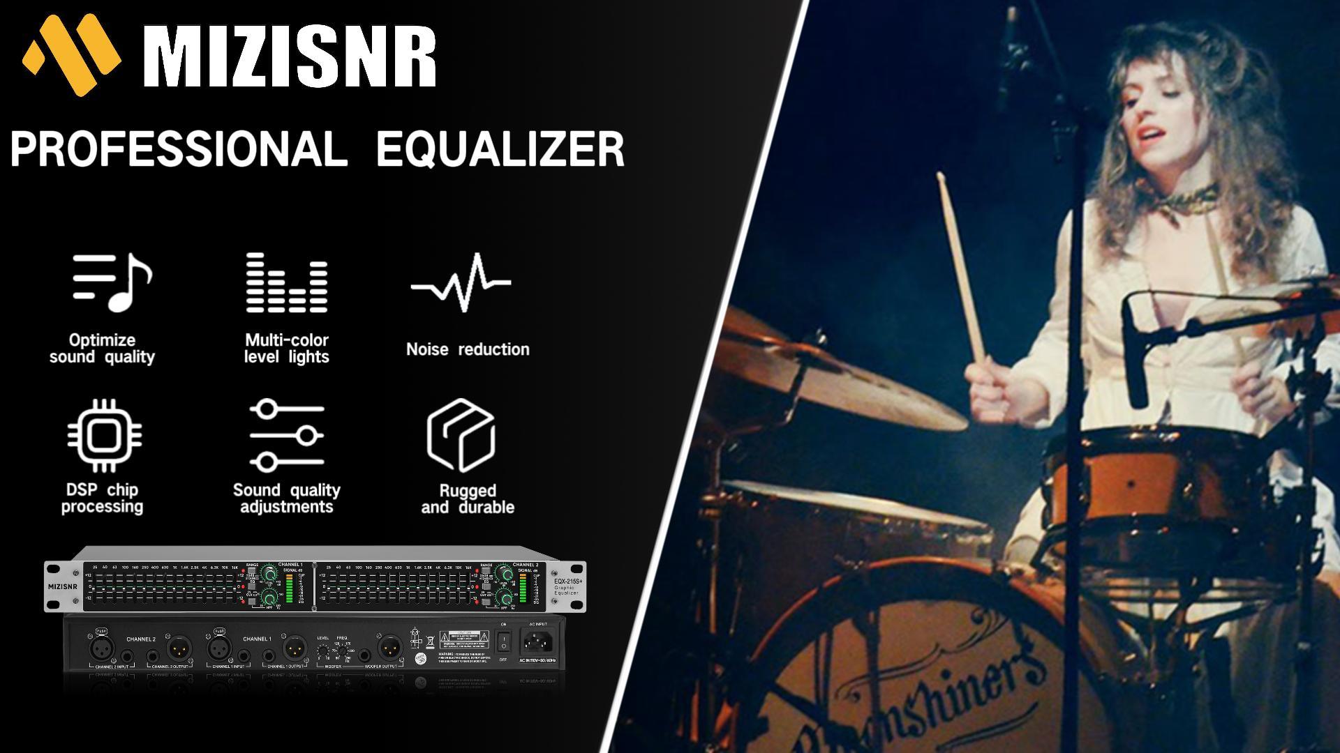 Amazon.com: MIZISNR Stereo Graphic Equalizer 15-Band EQ for Home