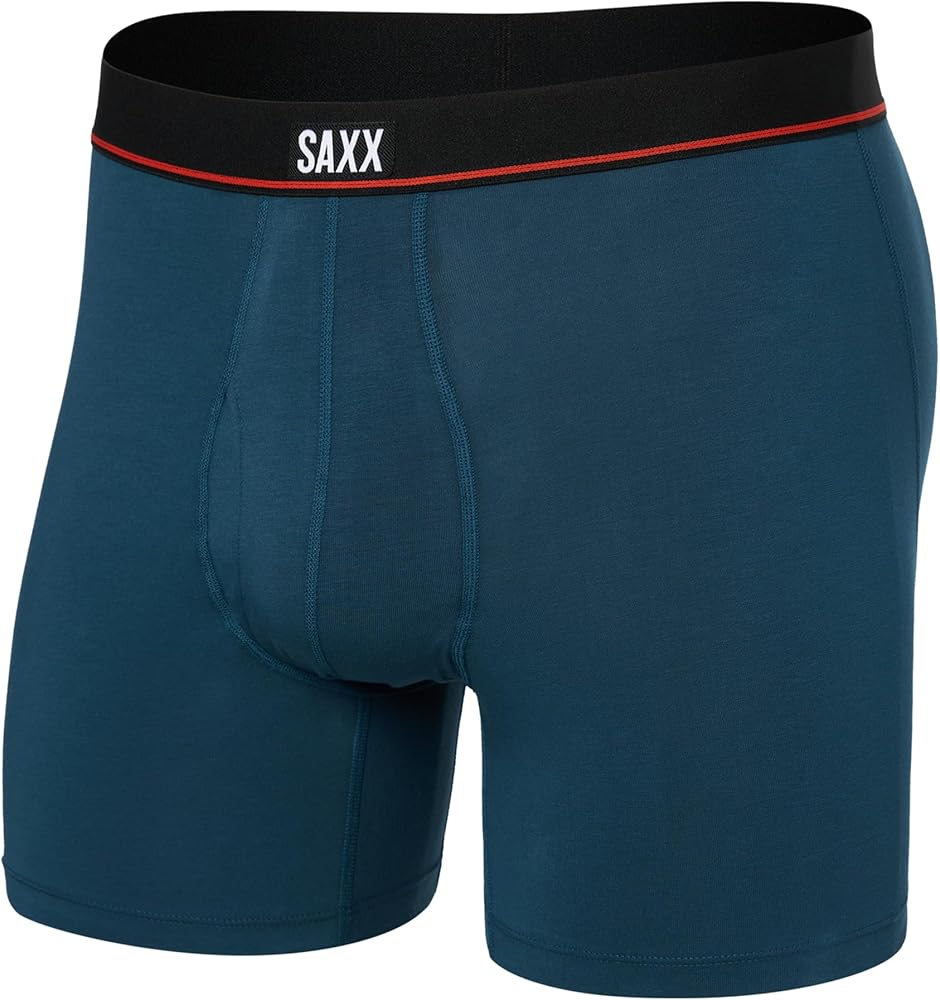 SAXX - Calzoncillos Tipo Bóxer Para Hombre Con Soporte De Bolsa BallPark Integrado, 3 Unidades, Azul Marino/flor Y Brillo, XX-Large