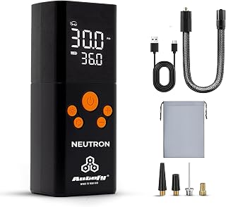 Autofy 2 YEARS War'ranty' NEUTRON Cordless Tyre Inflator for Car and Bike Chargeable NO FUEL USE 6000mAH Powerbank - 5 Air Modes - 150 PSi - Portable Air Compressor Air Pump for Car Tyre Cycle Pump