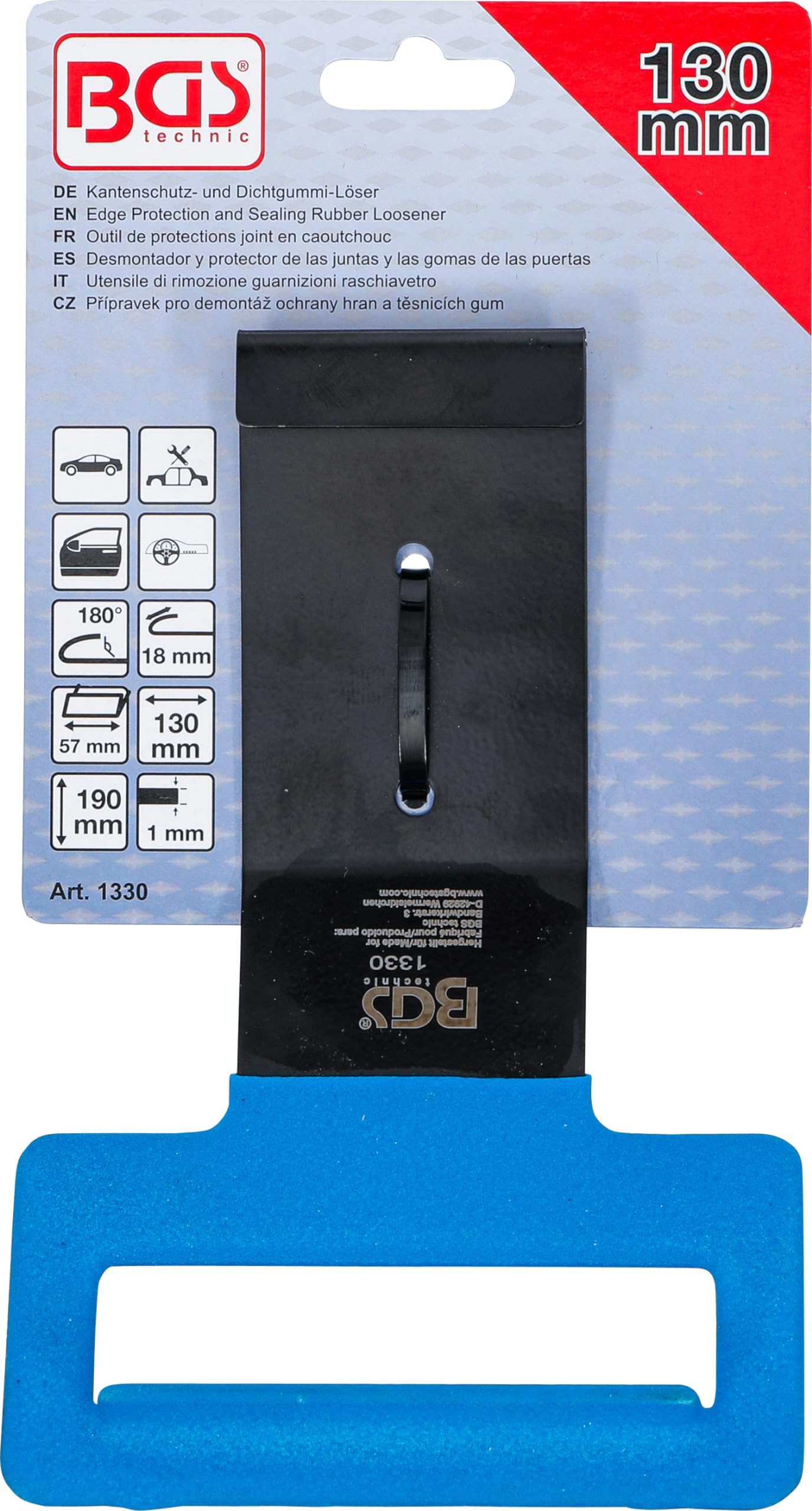 BGS 1330 | Utensile di rimozione guarnizioni raschiavetro