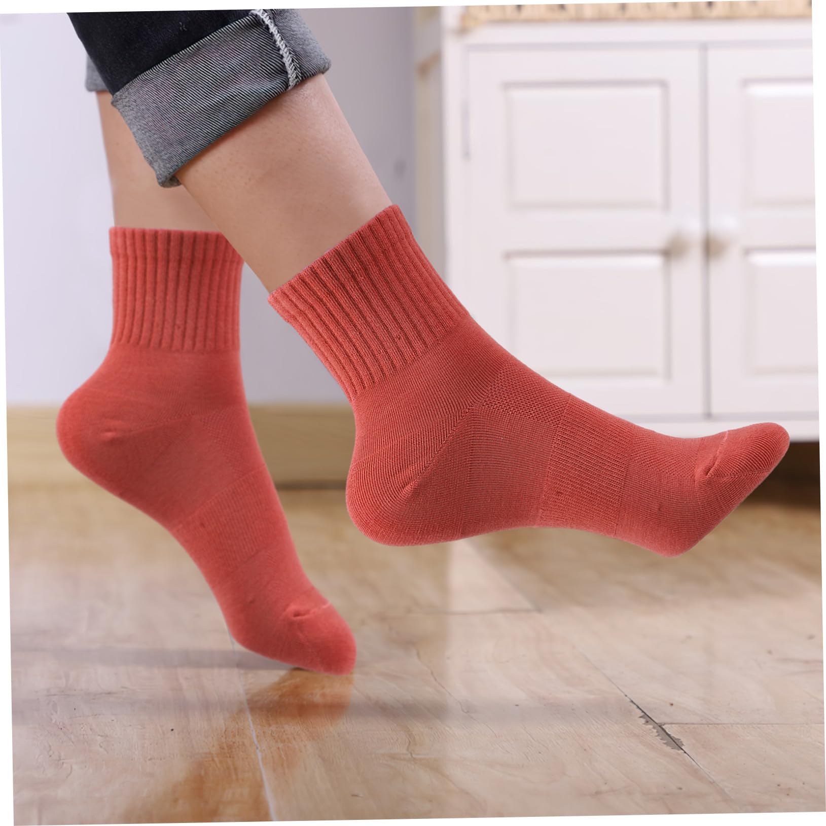 10 pares Calcetines Mujer Algodón Tobillo Transpirables Suaves para Deporte y Uso Diario