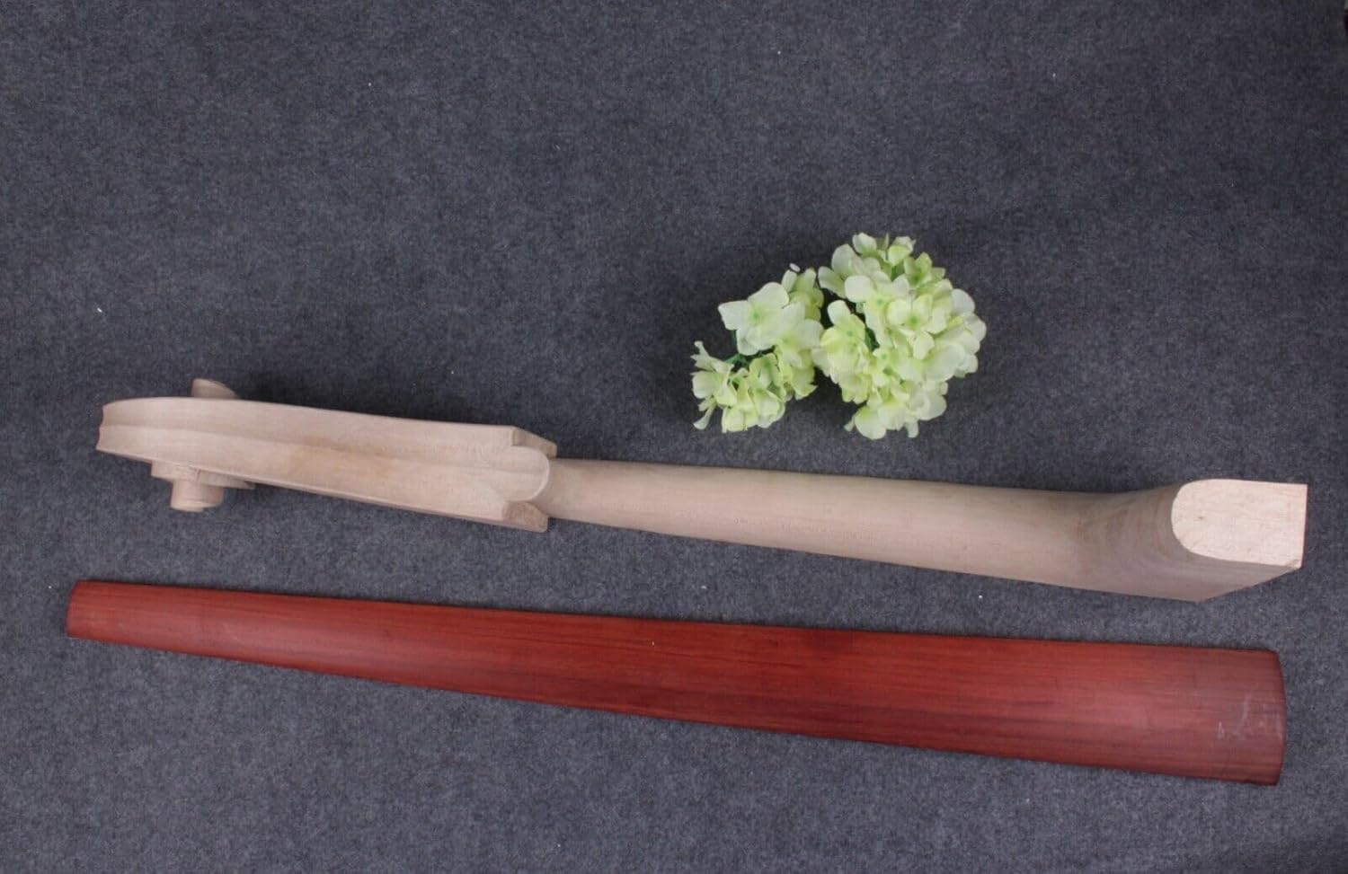 3/4 Vertikal Bass Griffbrett Palisander Ahorn Holz Bass Neck Head Partie Kontrabass, neck+board