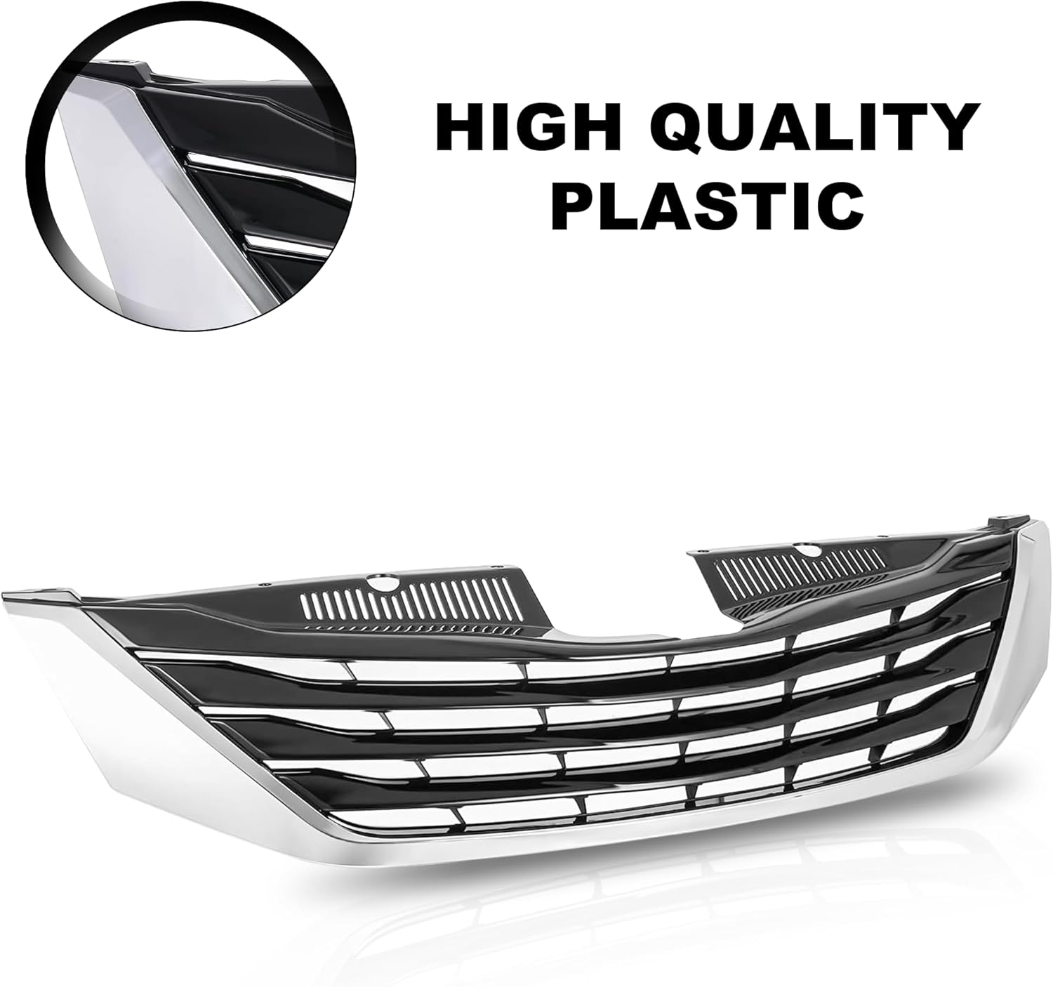 Front Grille W/Black Insert Le Model Chrome Grill For 2011-2017 Toyota Sienna TO1200334 5310108080