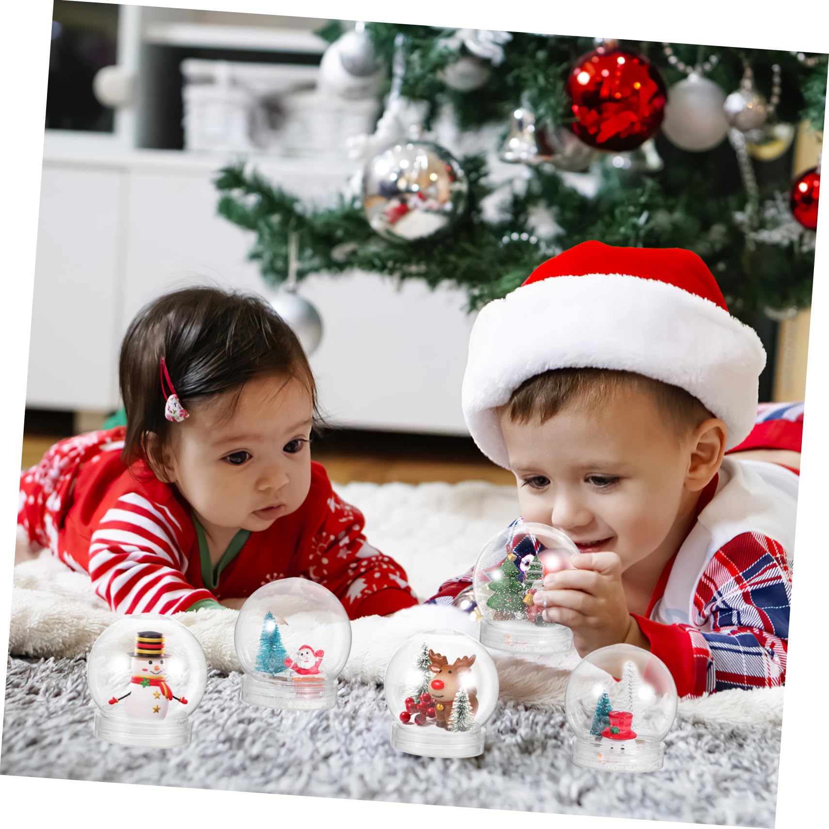 BESTOYARD 10stücke DIY Transparente Wasser Kugeln Leere Schneekugeln Für Bastelprojekte Für Weihnachten Dekoration Und Kreative Ideen Praktisch Und Leicht Zu Reinigen