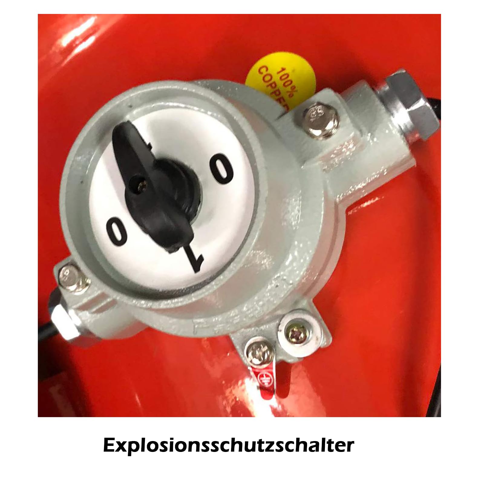 Bauventilator 18 Zoll Ø460mm - Baugebläse 1100W 9000m³/min Baulüfter Gebläse 2800r/min Axiallüfter Axialgebläse 73dB Bautrockner Baulüfter