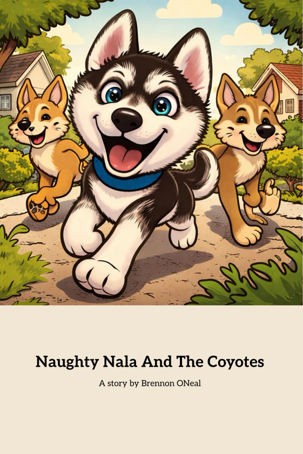 Naughty Nala And The Coyotes: A Playful Adventure with Wild Coyote Friends