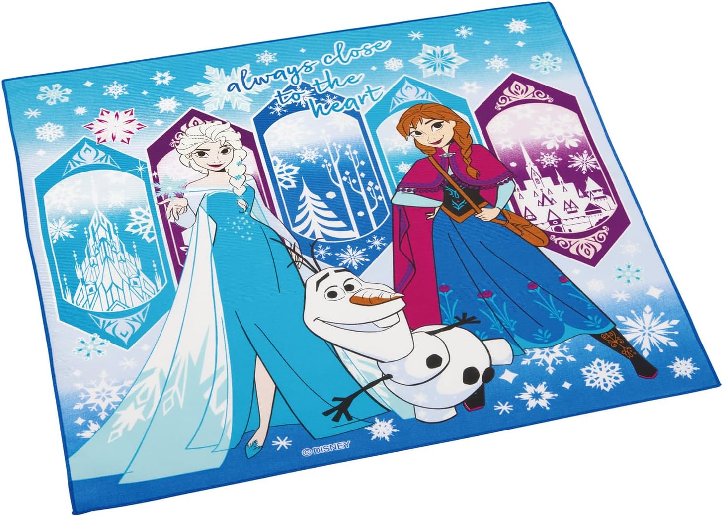 Skater KB7W-A Lunch Drawstring Lunch Bag, Drawstring Bag, Set of 2, Disney Frozen 25, Girls