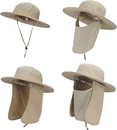Miniatura 2 de Outdoor Sun Hat UPF 50 Protection Waterproof Fishing hat Face Cover Summer Neck Flap Hat