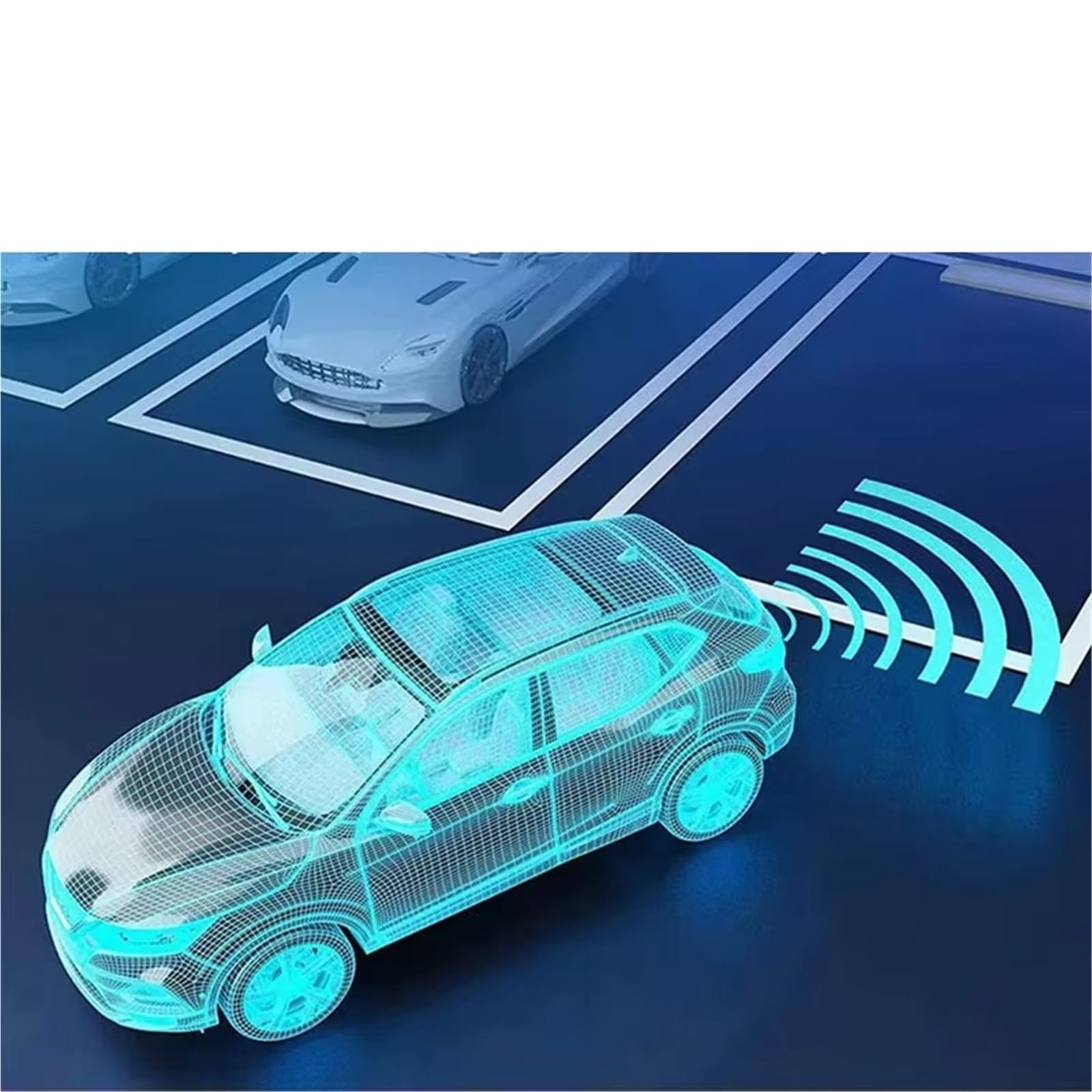 Aparcamiento asistido Sensor De Aparcamiento Marcha Atrás Para Coche 4 Unidades 18.5mm Para Vehículos Con Sonda Monitores Para Punto Ciego Control Distancia(GRAY)