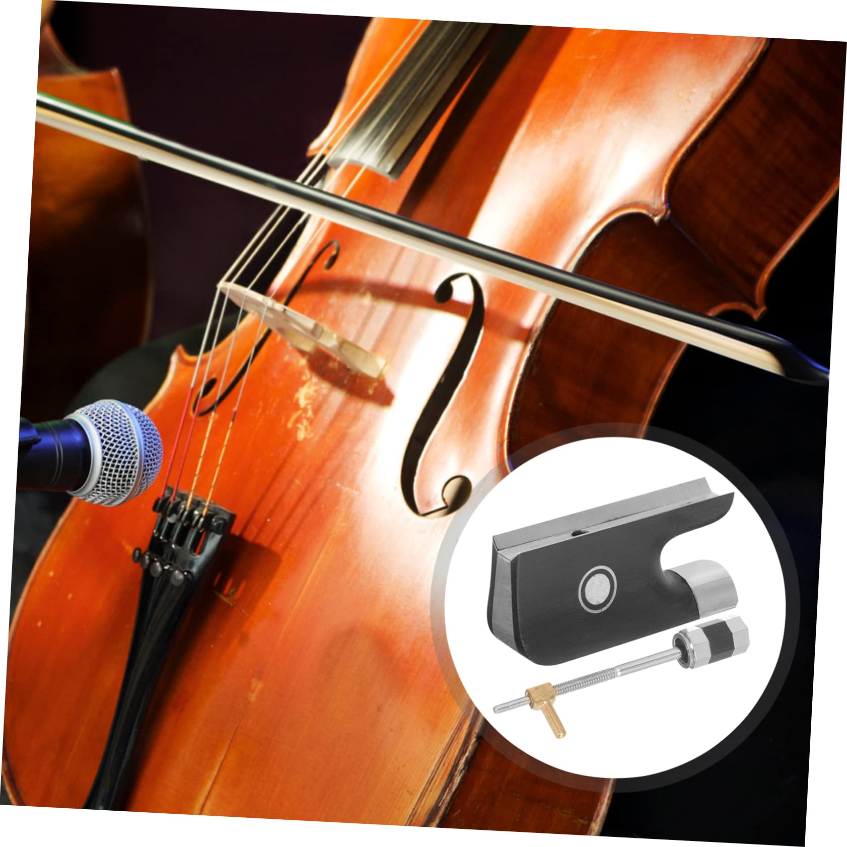 3sätze Professioneller Cello Bogen Frosch Ersatz Hochwertiger Metall Bogenfrosch Für Violine Und Cello Robustes Design Für Studenten Und Fortgeschrittene