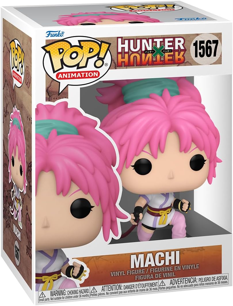 Pop! Animation: Hunter X Hunter - Machi Komacine - Hunter X Hunter (HXH) - Collectable Vinyl Figure - Gift Idea - Official Merchandise - Toys for Kids & Adults - Anime Fans
