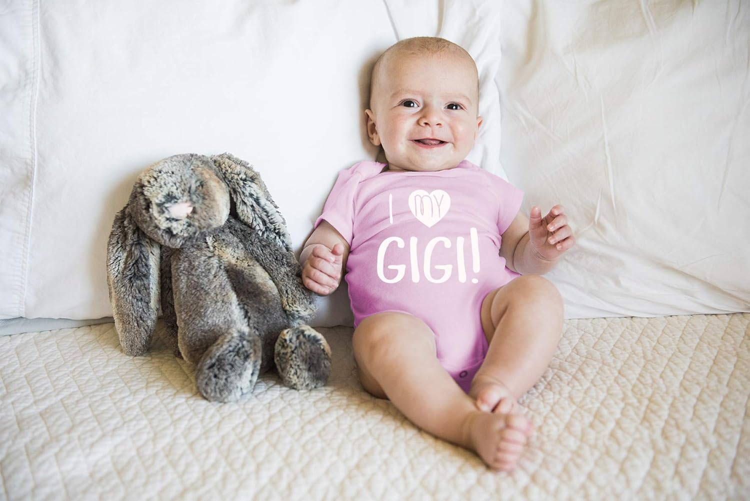 I Love My Gigi - Funny Baby Essentials Bodysuit - Baby Girl Romper Cute Newborn Boy Clothes - Image 3