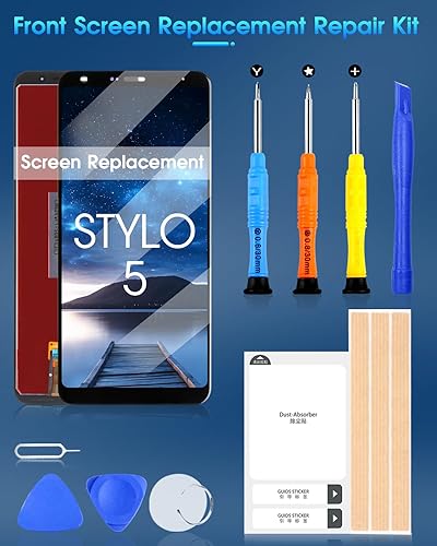 Miniatura 8 de Reemplazo de pantalla para LG Stylo 5 Stylus 5 LM-Q720 Q720MSUS Q720CSPS 6.2 pulgadas LCD pantalla táctil digitalizador montaje completo con