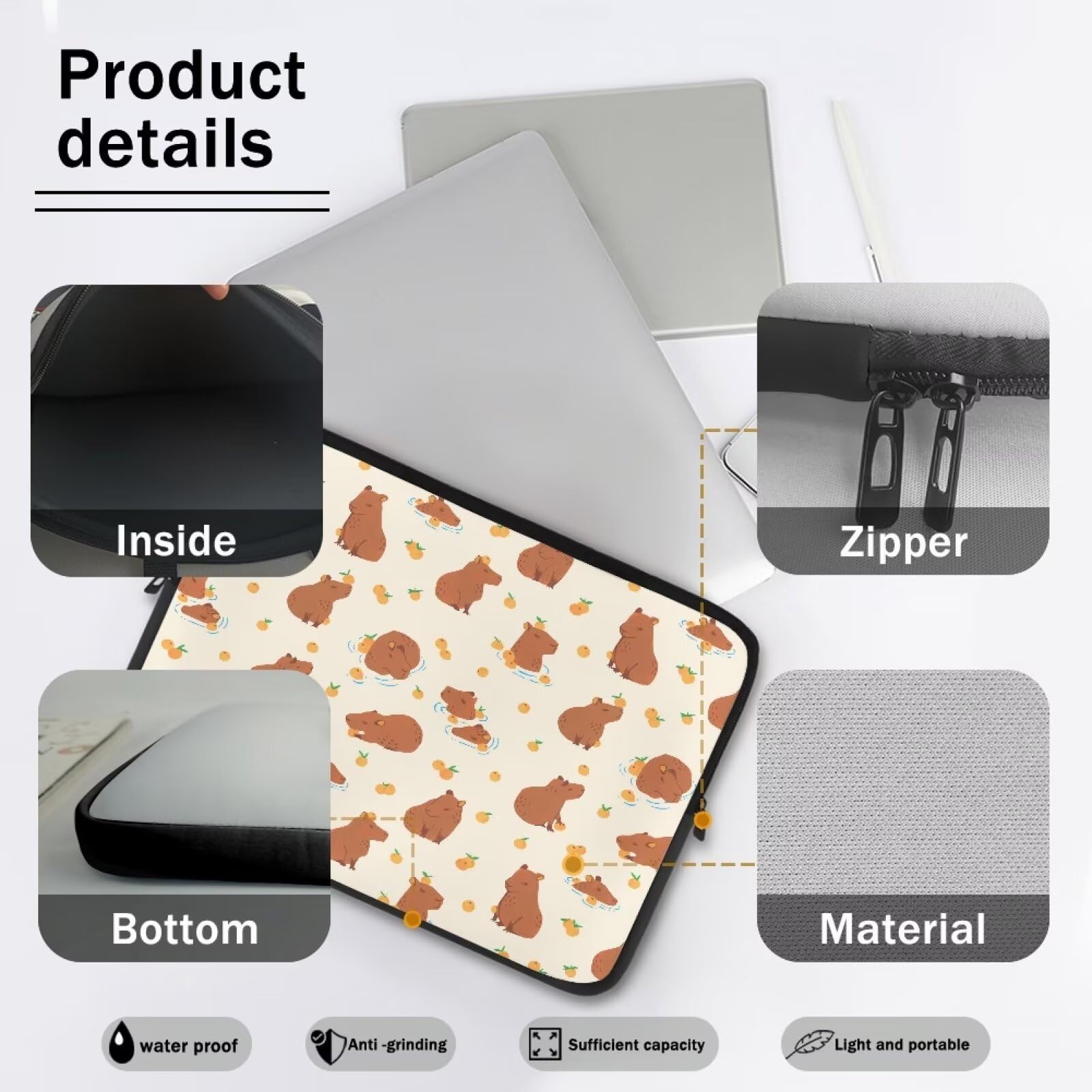 Capybara - Fundas Para Reposabrazos Para Silla De Oficina, 2